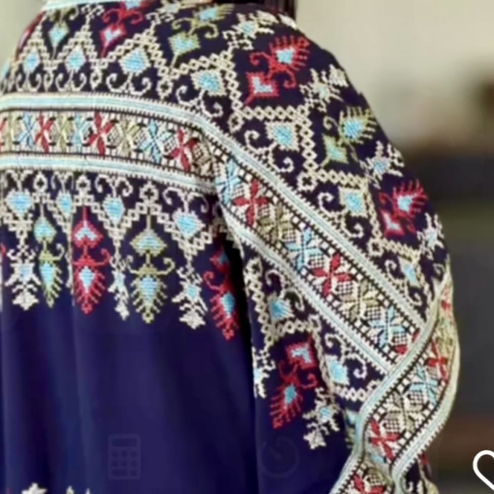 بشت كريب مطرز